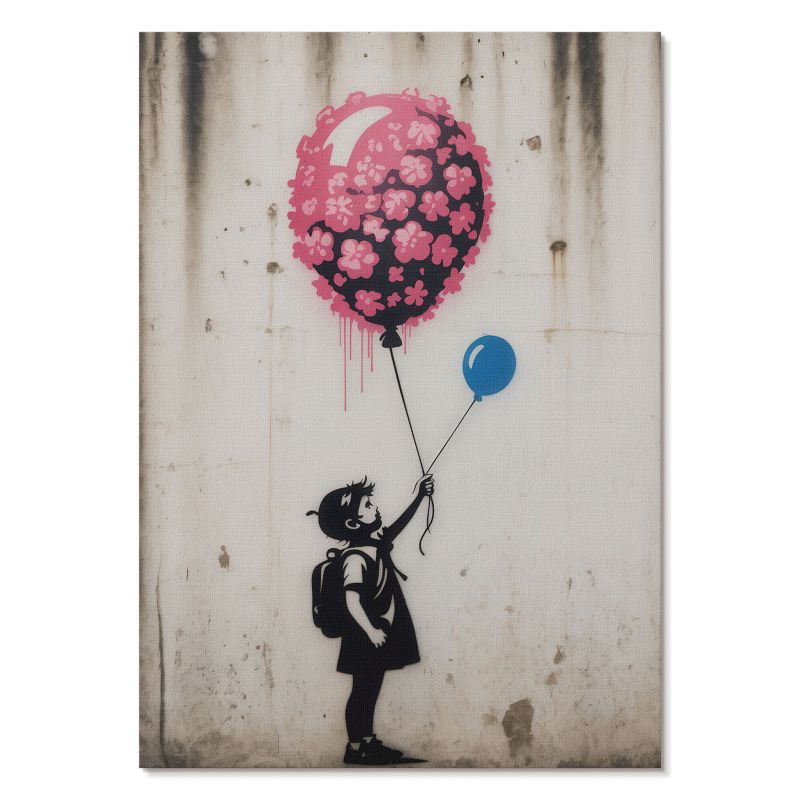 Nowoczesny Plakat na Płótnie Tulup 59,4,x84 cm (A1) Dziecko graffiti Do salonu, biura, 1 szt.