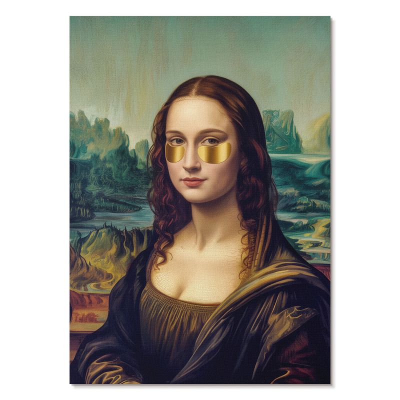 Obraz Plakat Canvas Tulup 42x59,4 cm (A2) Współczesna Mona Lisa Do salonu, biura, sypialni 1 szt.