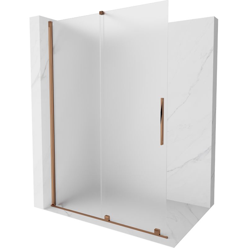 Ścianka prysznicowa rozsuwana Mexen Velar różowe złoto 160x200 cm 871-160-000-33-60 1 szt.