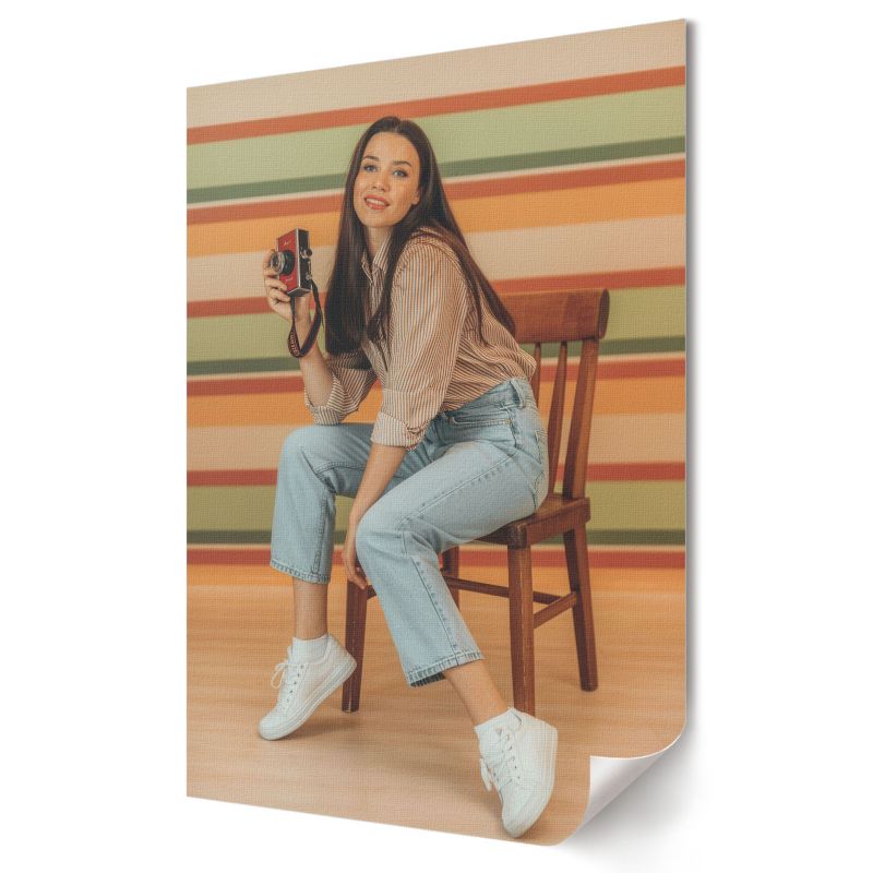 Plakat canvas Wallfluent Format A4 Retro scena Grupa Twórcza Loona 1 szt.
