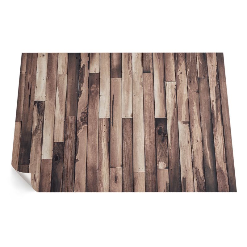 Zewnętrzny Dywan Winylowy ArtPrintCave 140x210 cm Naturalne deski podłogowe drewniany parkiet 1 szt.