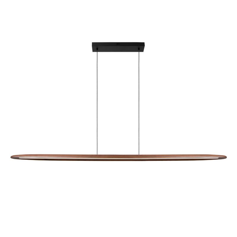 Lampa wisząca Lucide LANGHOLT jasne drewno-czarna LED 28W 2200/4000K 3300lm IP20 - 1 szt.
