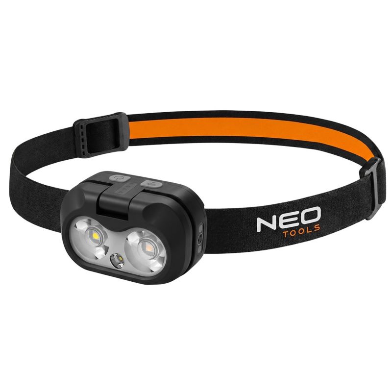 Lampa NEO TOOLS czolowa 450lm, 50H, 1szt
