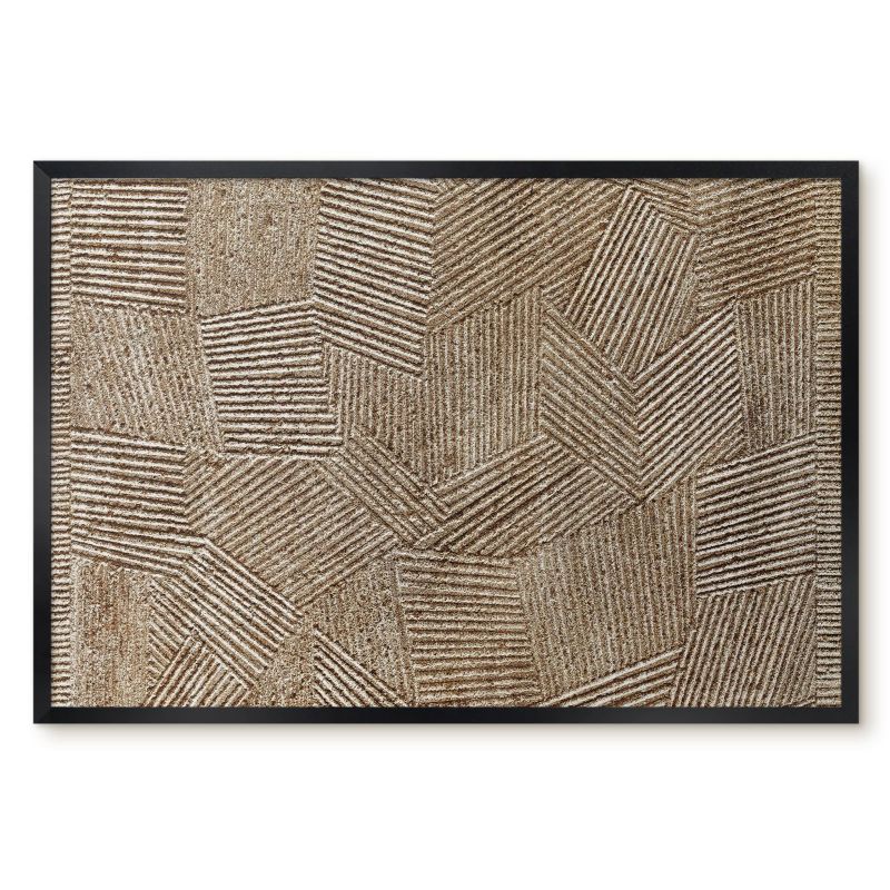 Tablica Magnetyczna Do Salonu Tulup 60x40 cm Geometryczny wzór - Czarna rama Do salonu, biura 1 szt.