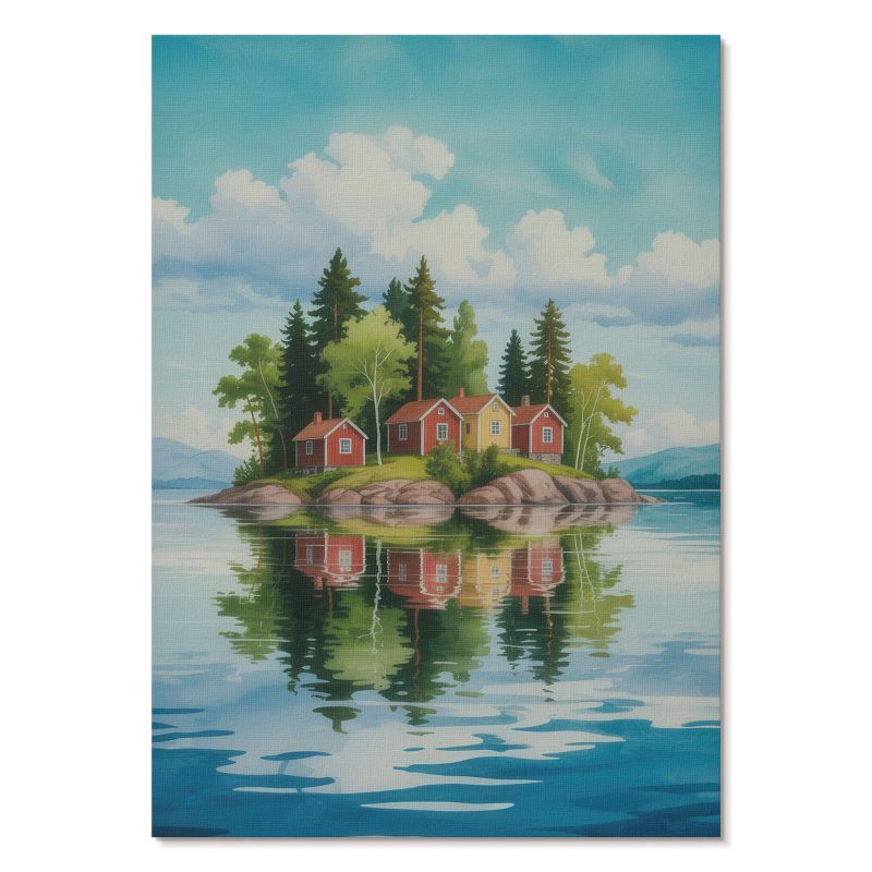 Plakat na Ścianę Tulup 59,4,x84 cm (A1) Wyspiarska sielanka Do sypialni, salonu, biura 1 szt.