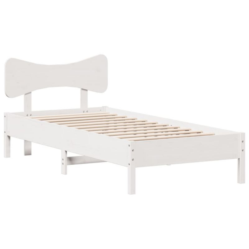 Łóżko drewniane WaszeMeble 90x200 cm biała WM-3328242 1 szt.
