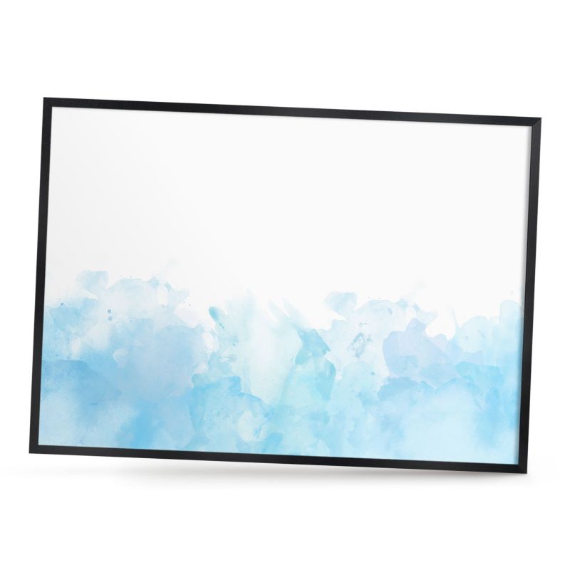 Tablica magnetyczna dekoracyjna ArtPrintCave 70x50 Relaksujący pejzaż w czarnej ramie 1szt