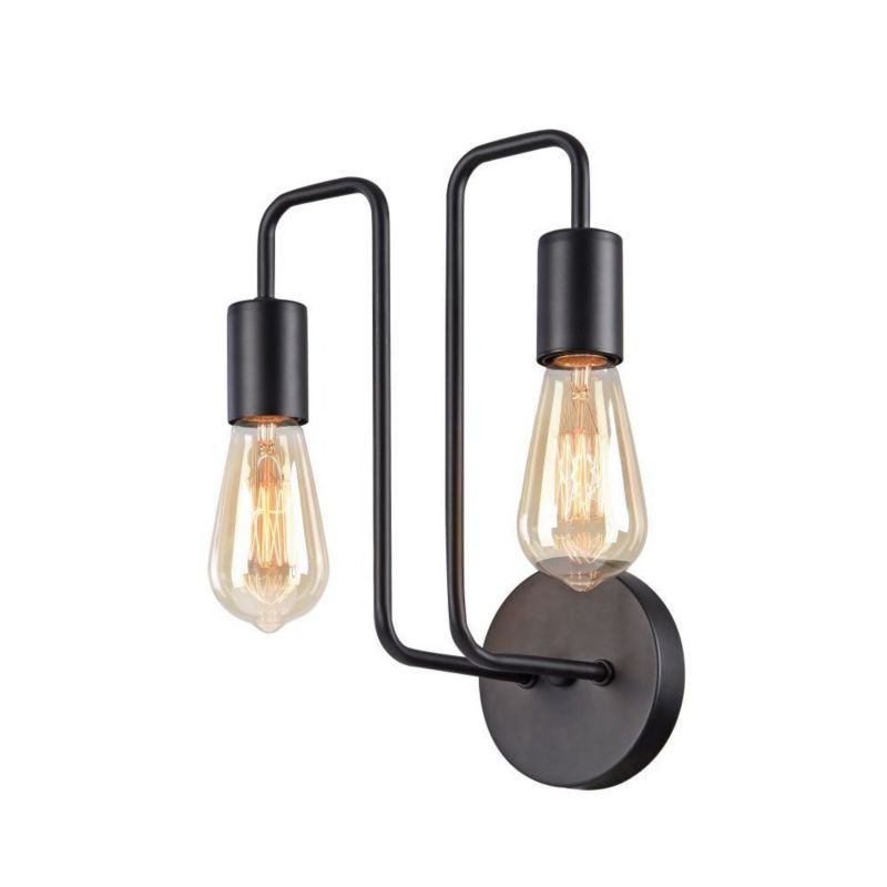 Kinkiet ścienny Maytoni Gilbert czarny 2 x E27 x 60W IP20 wym: 30,5 x 25 x 17 cm - 1 szt.