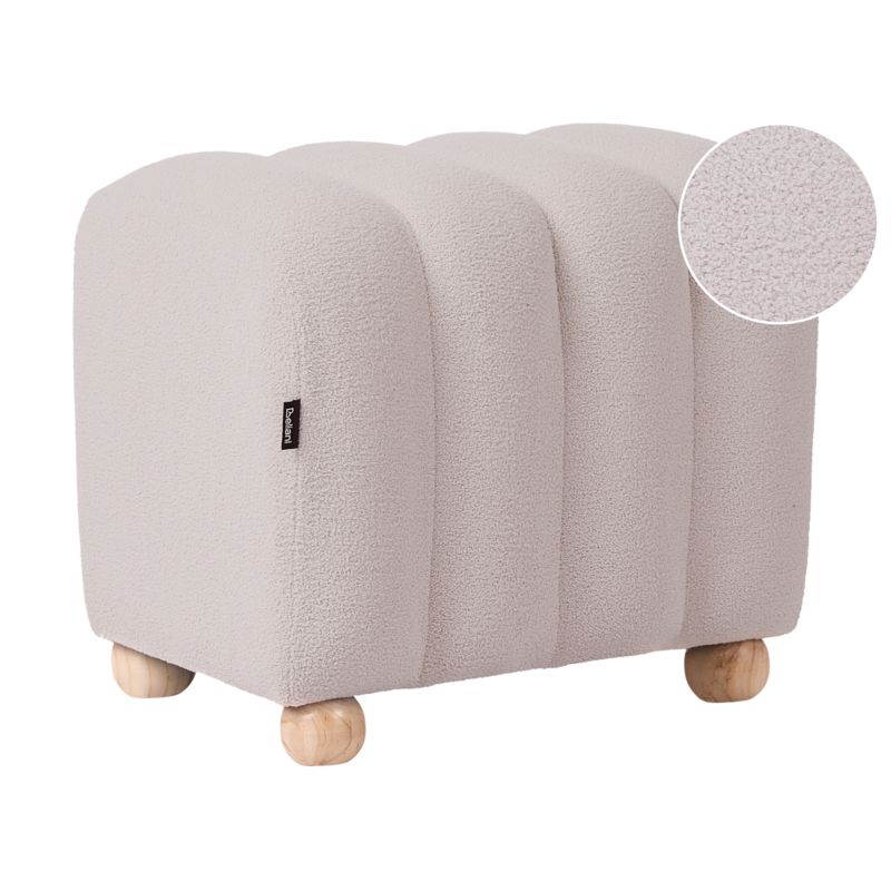Puf Idyllwild Boucle Złamana biel 1 szt.