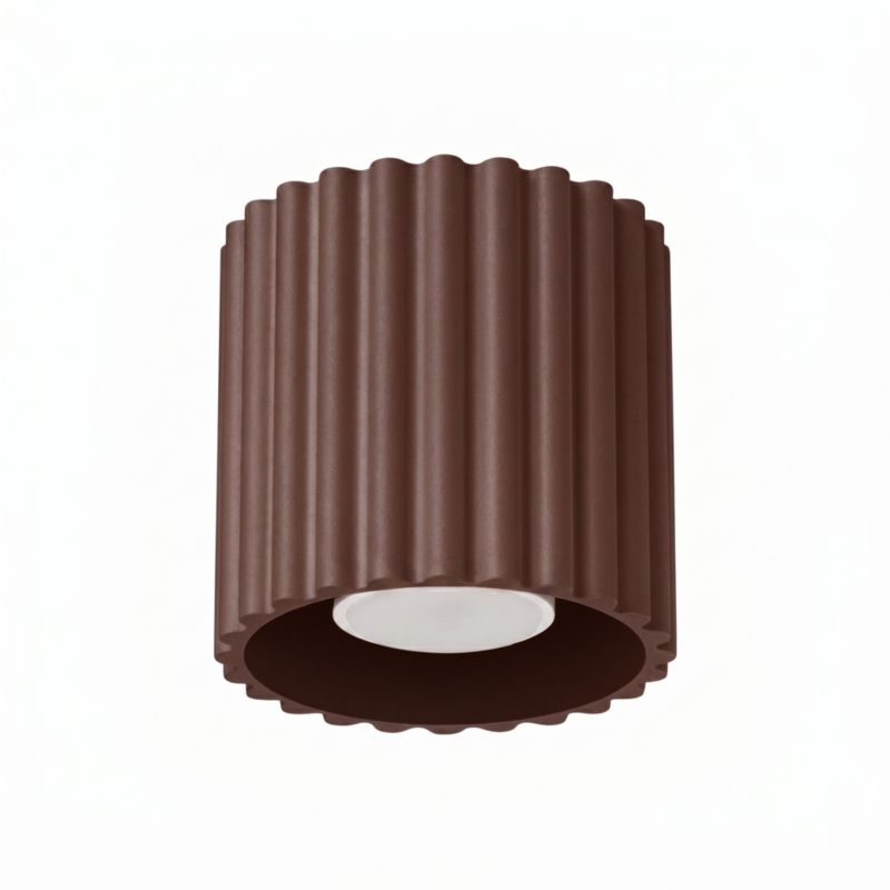 Plafon AURA 1 brązowy GU10 Sollux Lighting 1 szt.