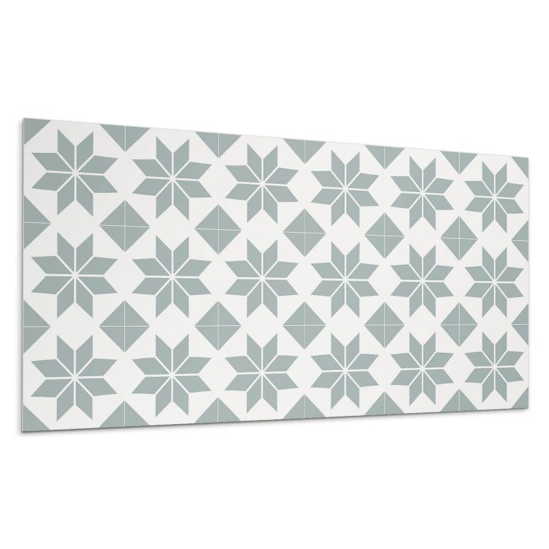 Panele samoprzylepne Wallfluent 40x20 cm Geometryczne florystyczne wzory 10 szt.