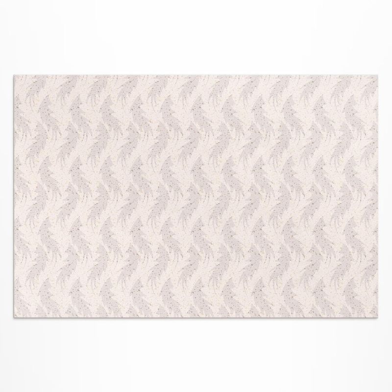 Winylowy Chodnik Zewnętrzny Wallfluent 140x210 cm Delikatne liście w stonowanych barwach 1 szt.