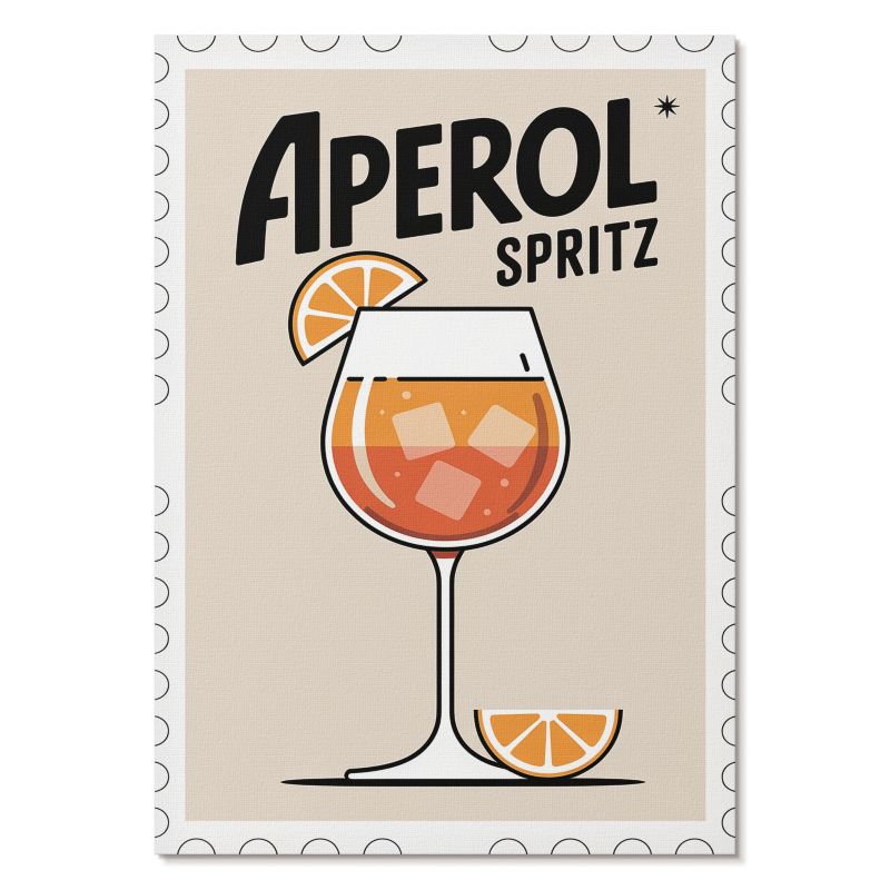 Plakat na Ścianę Tulup 59,4,x84 cm (A1) Aperol Spritz Do kuchni, sypialni, salonu 1 szt.