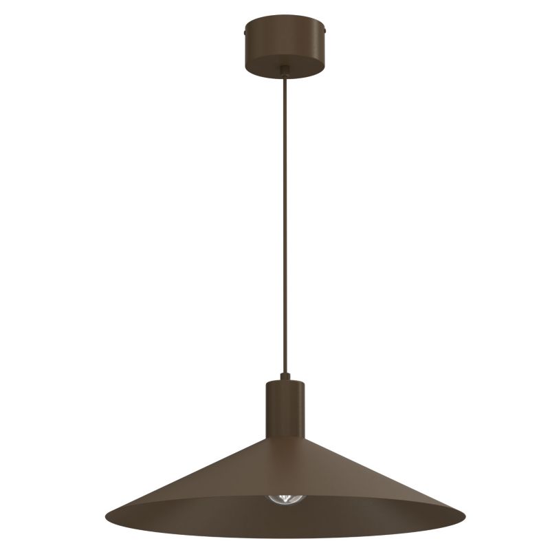 Lampa wisząca Luminex Nox brązowa 1xE27x15W IP20 wym:120x50x50cm - 1 szt.
