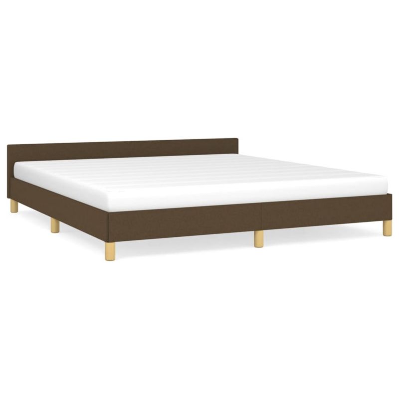Łóżko tapicerowane WaszeMeble 180x200 cm Brązowe WM-347434 1 szt.