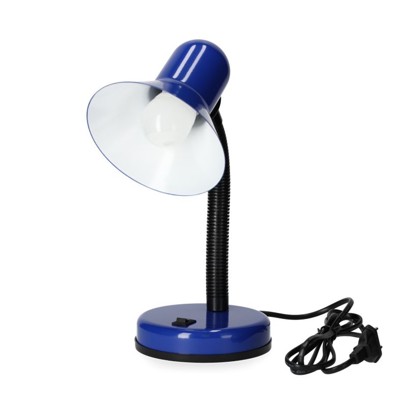 Lampka biurkowa Kobi niebieska 1xE27