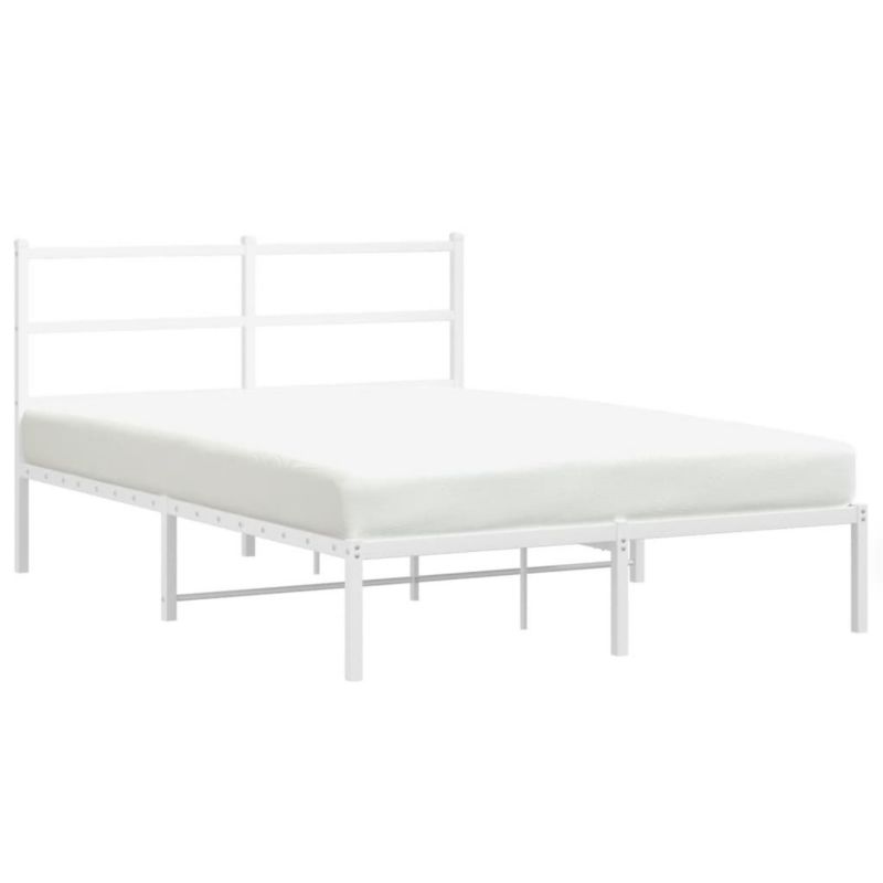 Łóżko metalowe WaszeMeble 140x190 cm biała WM-355414 1 szt.