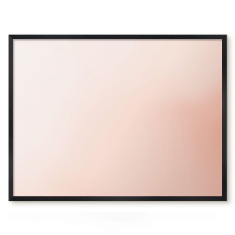 Tablica Do Magnesów Tulup 80x60 cm Pastelowy urok - Czarna rama Do sypialni, salonu 1 szt.