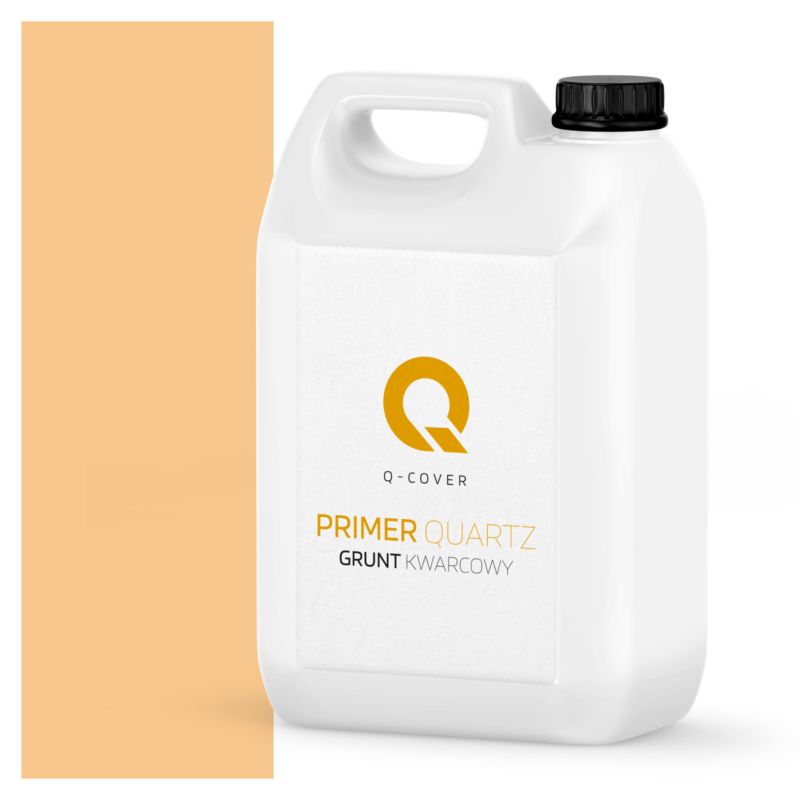Grunt Kwarcowy pod Tynk Silikonowy Q-Cover Pomarańczowy jasny F764 3KG