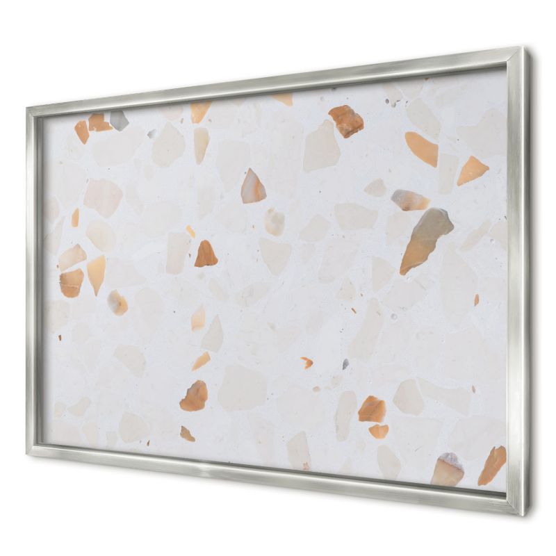 Tablica magnetyczna ozdobna Wallfluent 60x40 Ciepła mozaika w srebrnej ramie 1szt