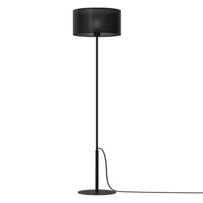 Lampa podłogowa stojąca Luminex Loft Shade czarny mat minimalistyczna 1 x E27 x 15W wym: 150 x 40 x 40 cm - 1 szt.