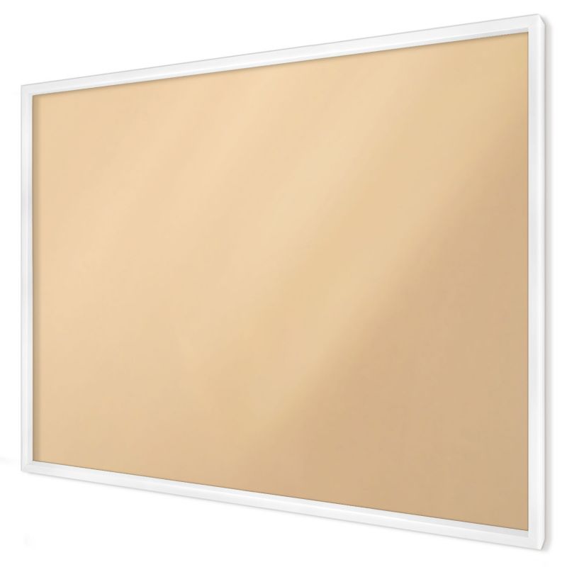 Tablica magnetyczna ozdobna Wallfluent 100x70 Kremowa harmonia w białej ramie 1szt