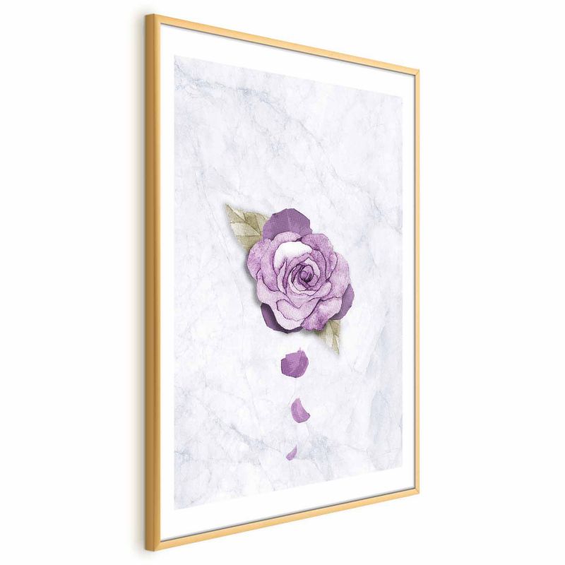 Plakat Artgeist Kres wiosny 40x60 cm z ramą złotą 1 szt