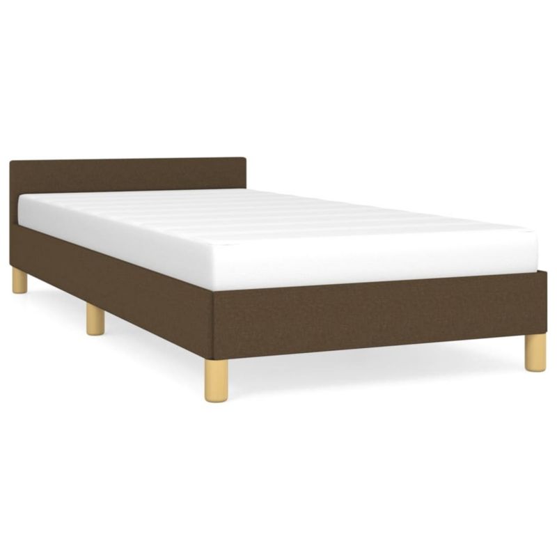 Łóżko tapicerowane WaszeMeble 90x200 cm Brązowe WM-347386 1 szt.