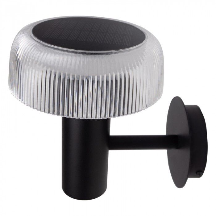 Kinkiet zewnętrzny Ecolight czarna LED 2.5W biały neutralny 4000K 200lm IP44 wym:17,8x15,1x14,6cm - 1 szt.