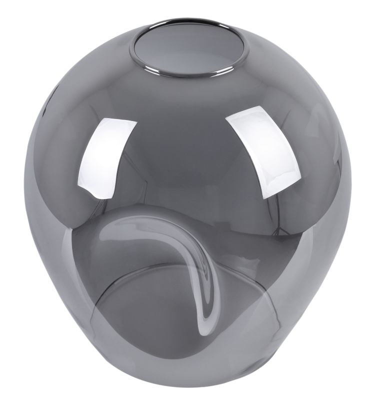 Klosz do lampy wiszącej Light Home LH Novalja E27 szary szklany 14x16cm 1szt.