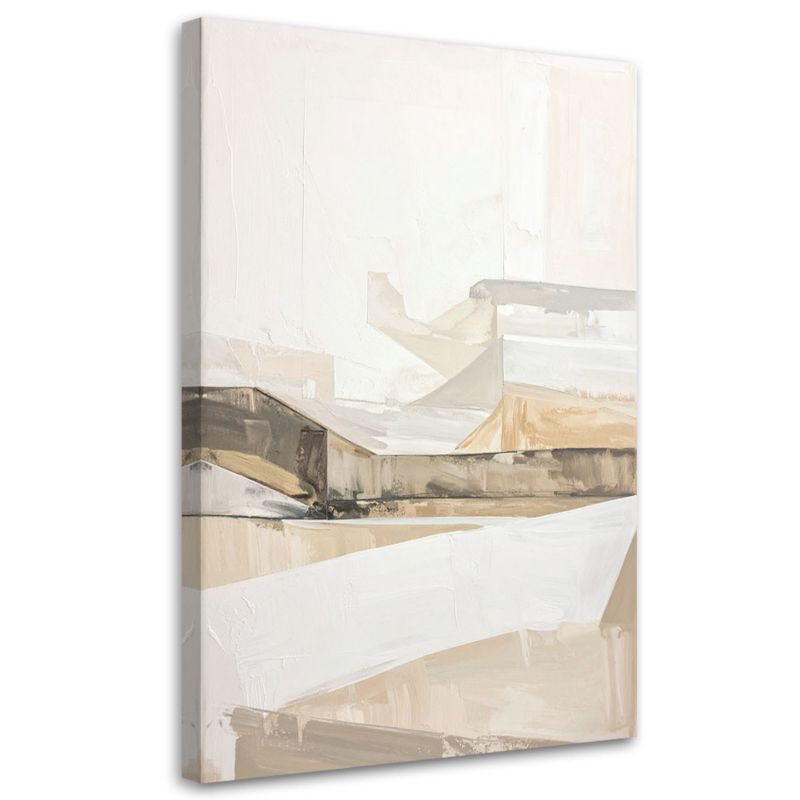 Obraz pionowy do salonu sypialni kuchni biura loftu Feeby Beżowa modna 30x45cm 1szt