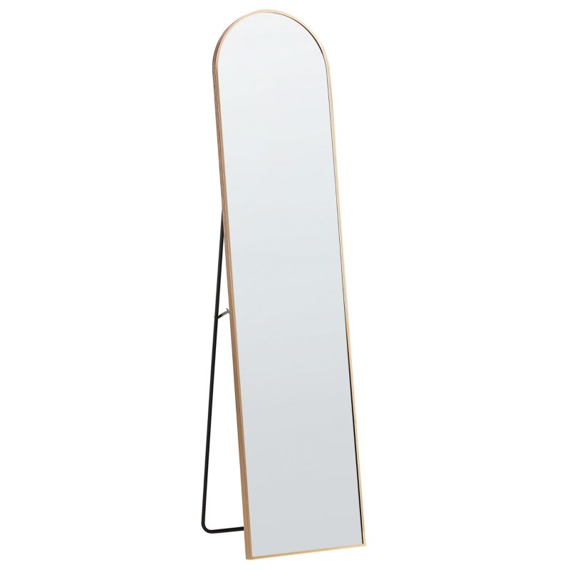 Lustro stojące Bagnolet 150 cm Metal Złoty 1 szt.