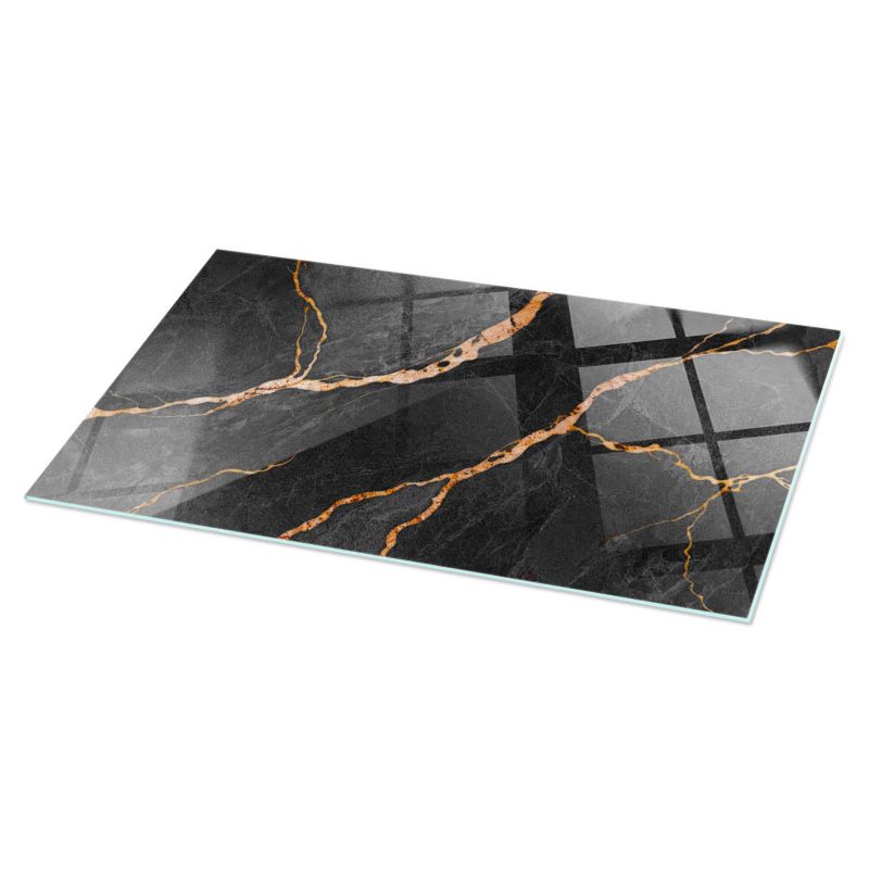 Blat Do Stołu ArtPrintCave 120x60 cm Marmurowy wzór z żyłami Stół Jadalniany Kuchnia Nowoczesny Design 1 szt.