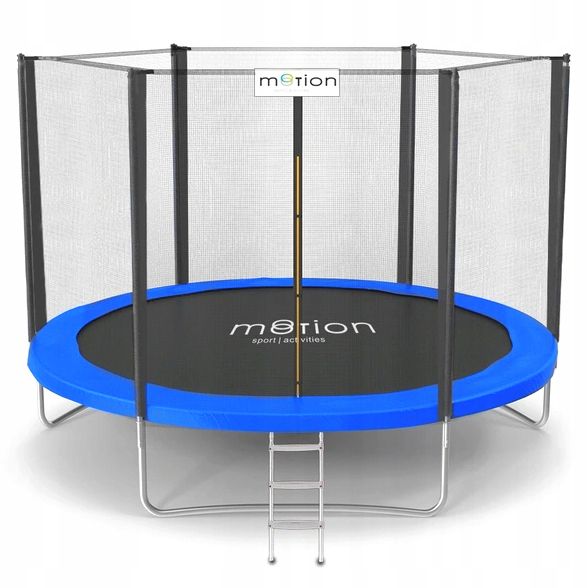 Trampolina ogrodowa JUMI drabinka 244cm FT8 2,44 na dwór do zabawy dzieci 1 szt.