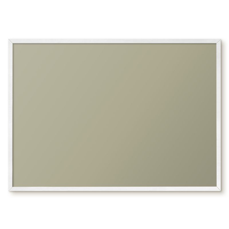 Tablica Magnetyczna Do Notatek Tulup 70x50 cm Popielaty brąz 1 - Biała rama Do sypialni, salonu 1 szt.