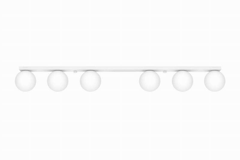 Lampa sufitowa wisząca Sollux Lighting Yoli 1981 biała szerokość 120 cm 6xG9 x 1 szt.