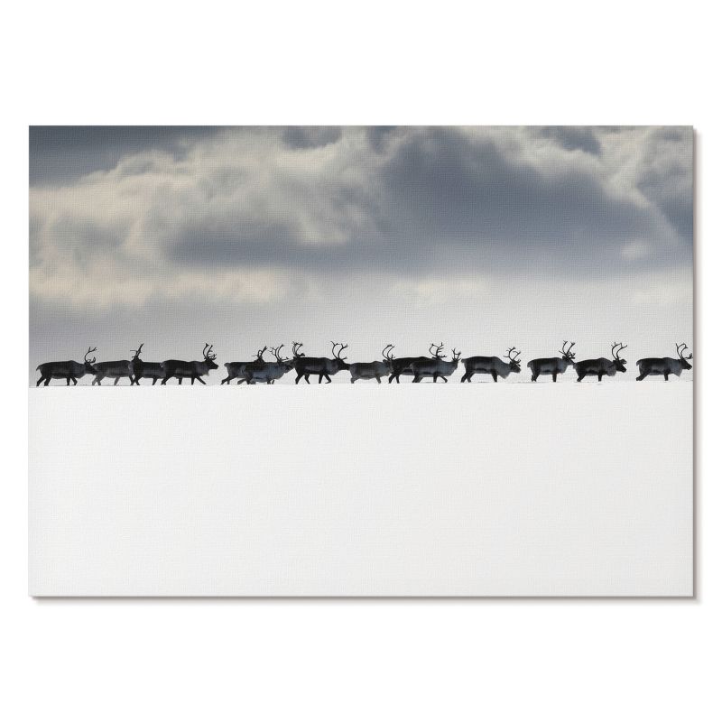 Plakat na Ścianę Tulup 42x29,7 cm (A3) Arktczna podróż Do sypialni, salonu, biura 1 szt.