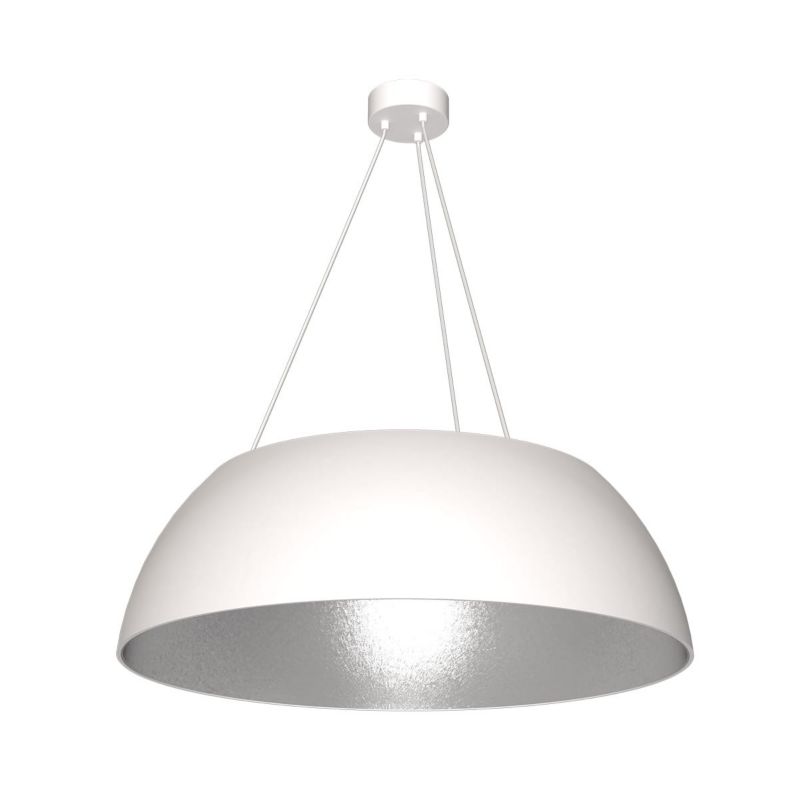 Żyrandol Milagro Morgan 4771 biało-srebrny szerokość 50 cm 3xE27 x 60W 1 szt.
