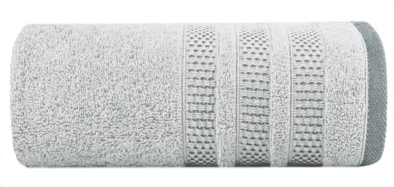 Ręcznik frotte Eurofirany Nastia 70x140 srebrny 1 szt.
