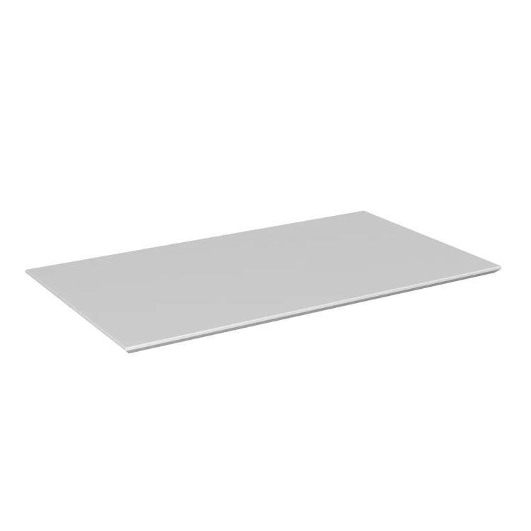 Blat łazienkowy KROFAM kompaktowy 80 cm biały z fazą 45 stopni 1 szt.