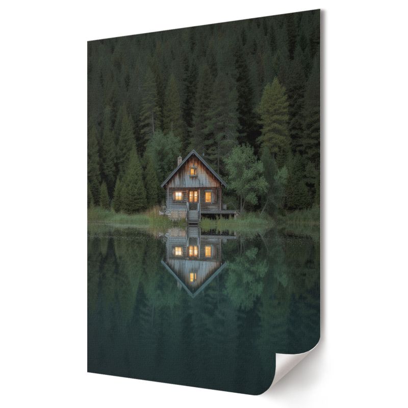 Plakat Wallfluent Format A2 Dom nad jeziorem Artysta Obel Z. 1 szt.