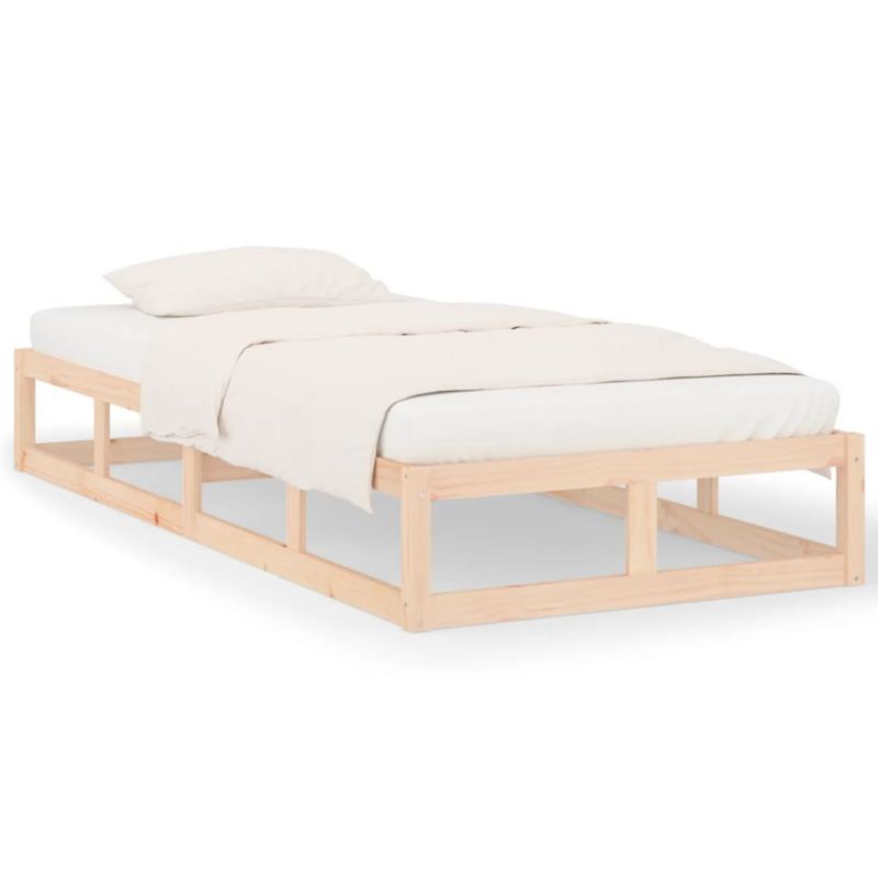 Łóżko drewniane WaszeMeble 75x190 cm brązowe WM-820821 1 szt.