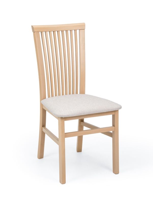 Krzesło bukowe Chairline ANGELO 1 dąb artisan siedzisko tapicerowane tkanina Megan 353 1 szt.
