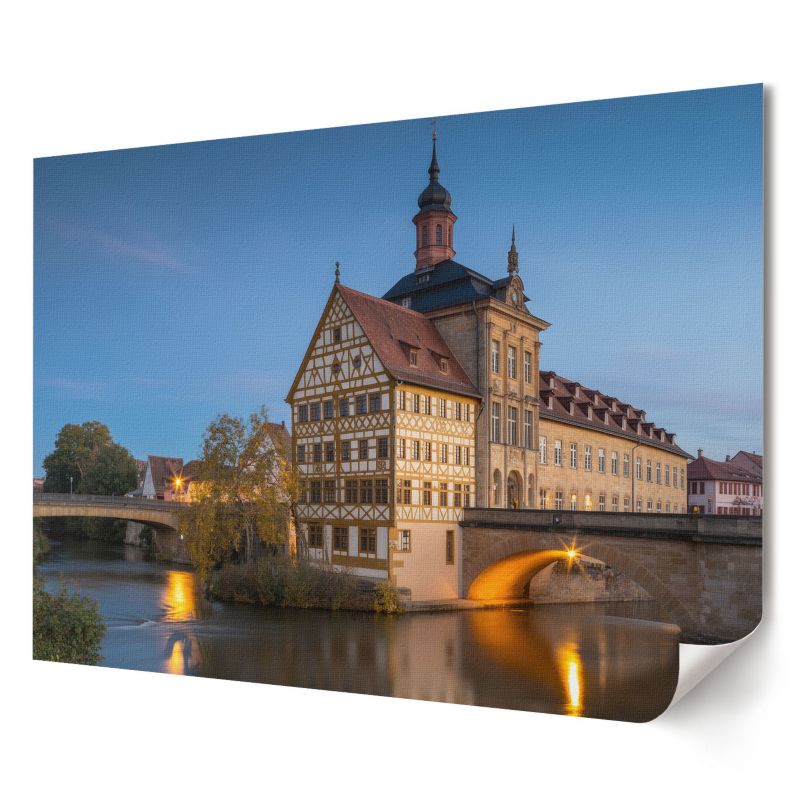 Plakat Wallfluent Format A3 Miasto nocą Artysta Jonas "John" Keller 1 szt.