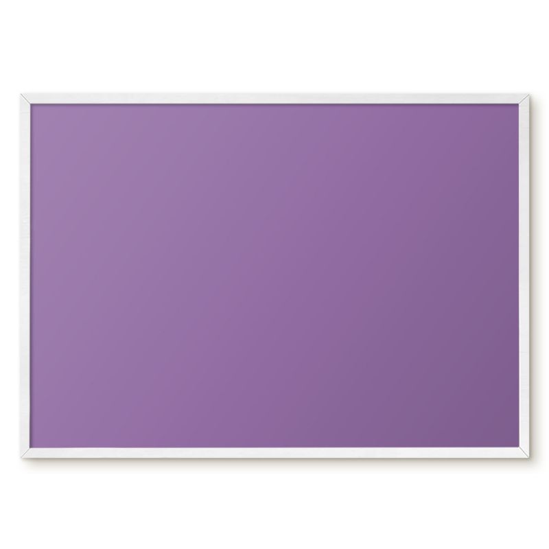 Tablica Magnetyczna Na Magnesy Tulup 70x50 cm Kolor fioletowy - Biała rama Do salonu, sypialni 1 szt.