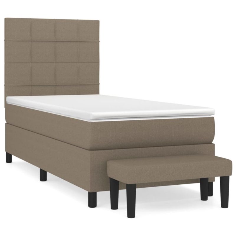Łóżko kontynentalne WaszeMeble 80x200 cm Brązowe WM-3136553 1 szt.