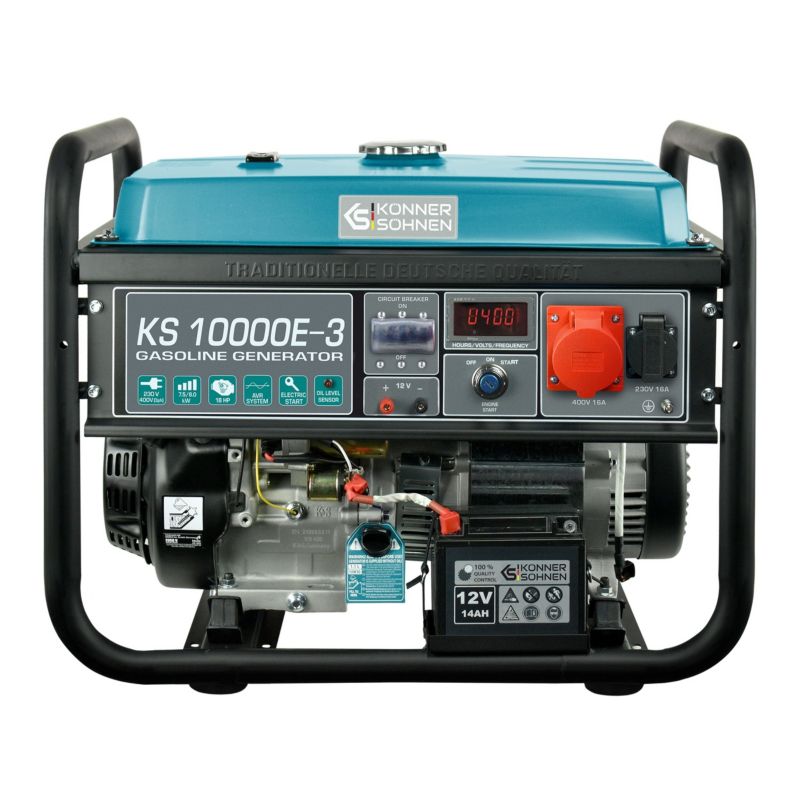 Agregat generator prądotwórczy Könner & Söhnen 8000W 18KM Estart 400V 1szt