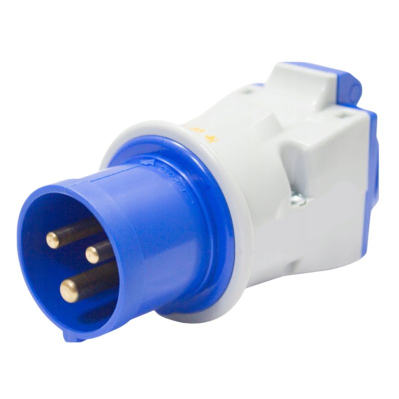 Wtyczka Tarel Adapter Przejściówka 16A 3P Na Gniazdo 2P+Z 230V 16A Ip44 604 1 szt.