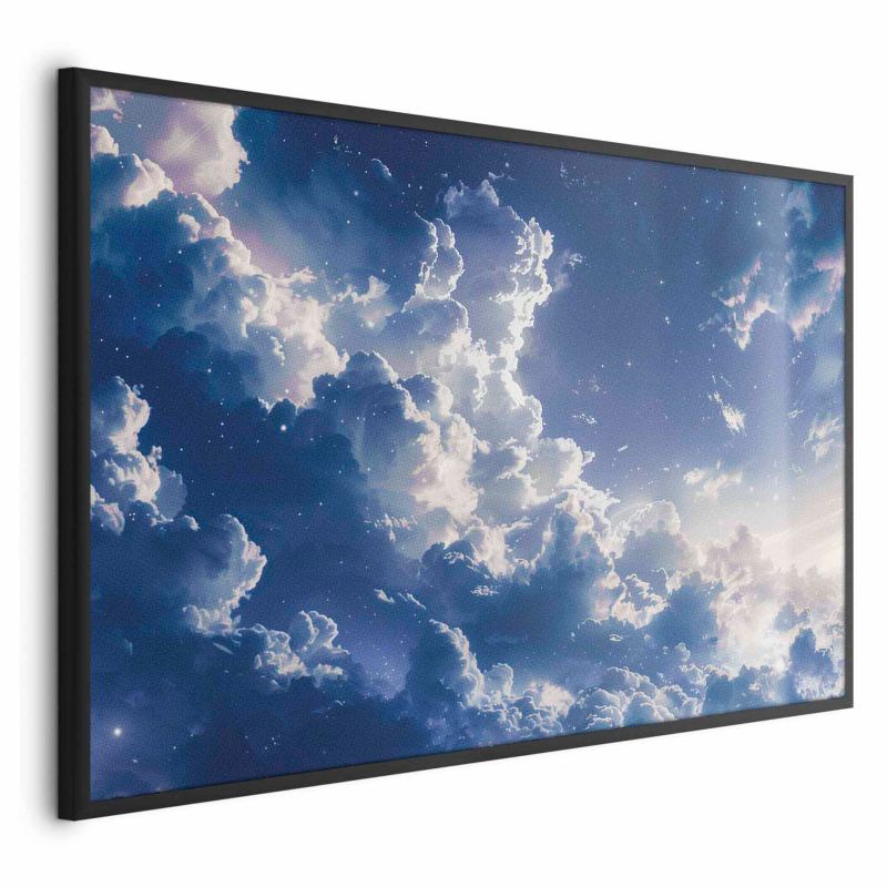 Plakat Artgeist Gwiezdne chmury 90x60 cm z ramą czarną 1 szt