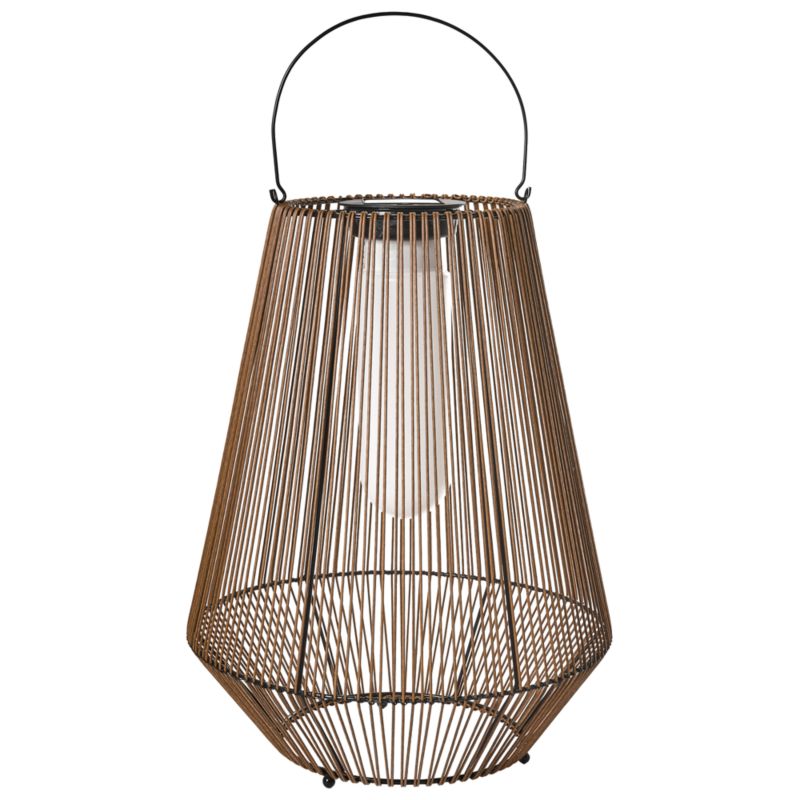 Lampion solarny Luswishi 68 cm Naturalny 1 szt.